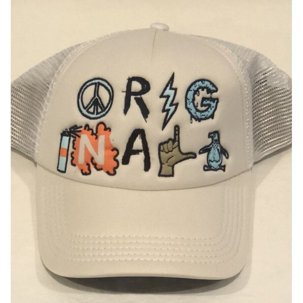 Penguin by Munsingwear Unique SnapBack Truckers Style Cap W/ “Original” Graphic